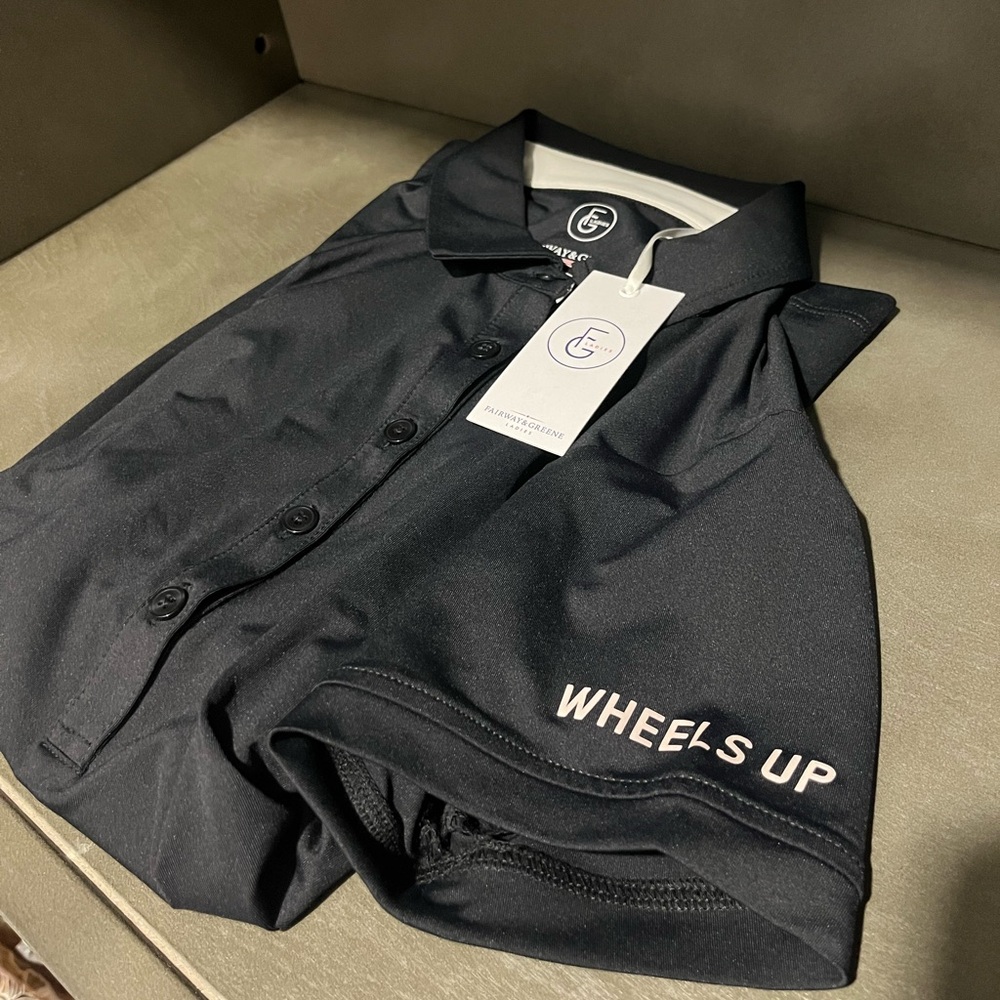 Fairway & Grenne Masters x Wheels Up Black Polo 2024